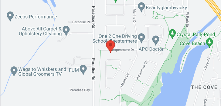 map of 162 Aspenmere Drive